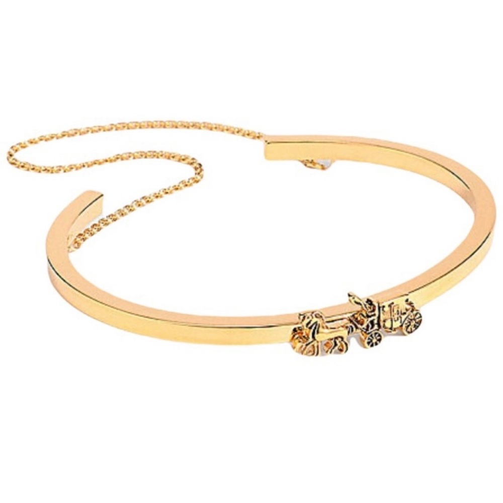 Coach Horse And Carriage Double Chain Cuff